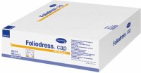 Foliodress Cap Universal, Schwesternhauben in gr&uuml;n, 100 St&uuml;ck