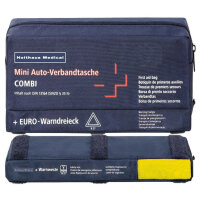 Mini 3 in 1 Verbandtasche + Warndreieck + Warnweste